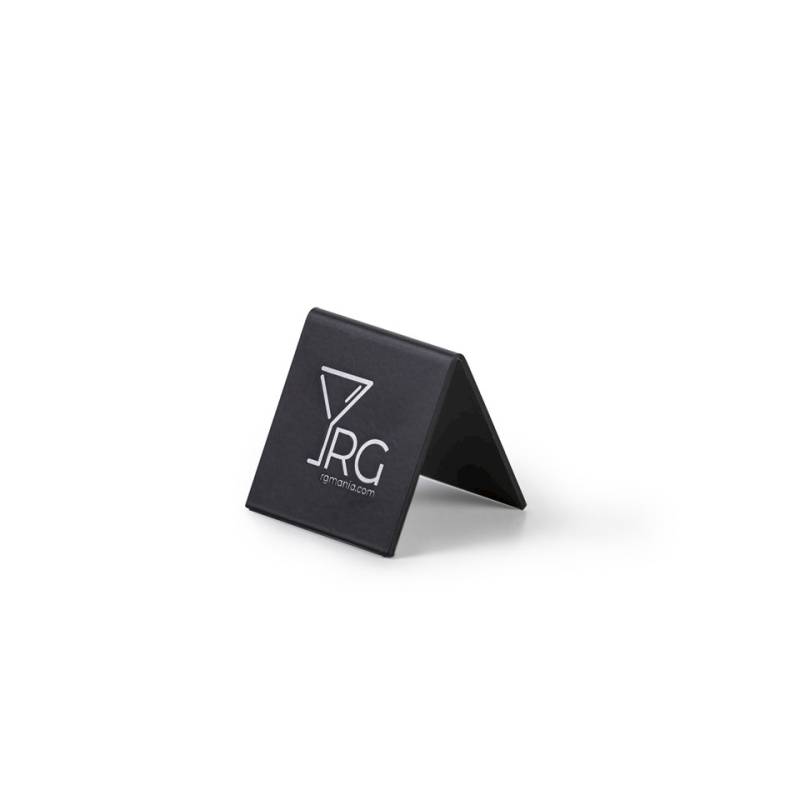 Supports personnalisables en aluminium peint en noir