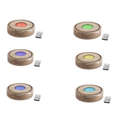 Base led para cúpula ahumadora Chef 100% madera