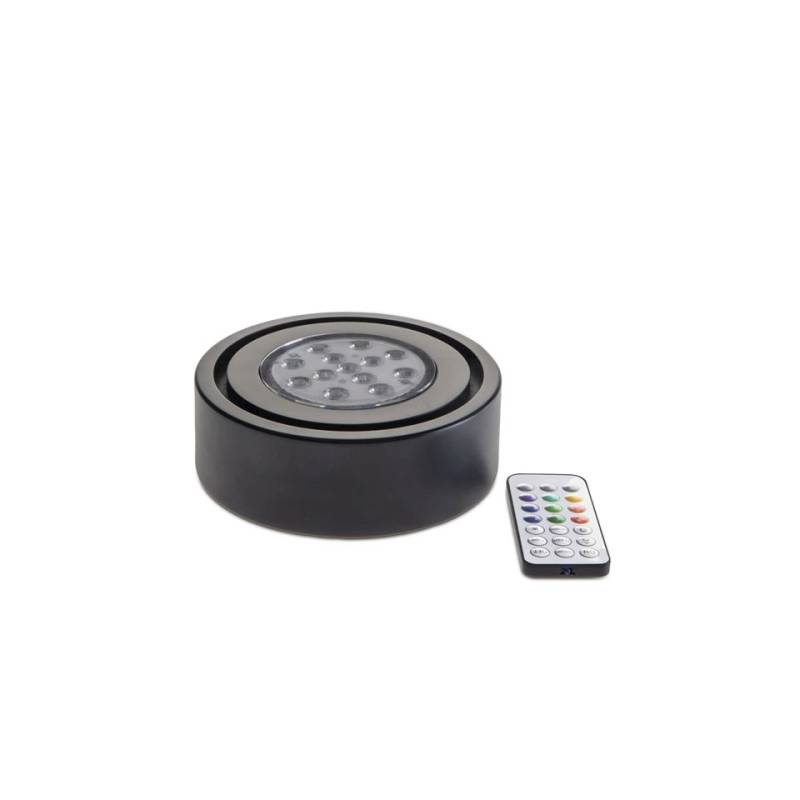 Base led pour le dôme du fumoir 100% Chef en bois laqué noir