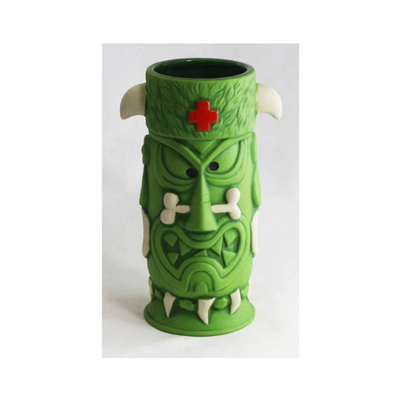 Taza tiki de cerámica verde Derek's Witch Doctor cl 64