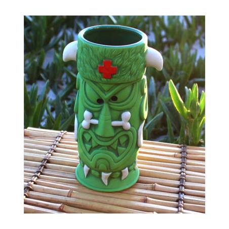 Taza tiki de cerámica verde Derek's Witch Doctor cl 64