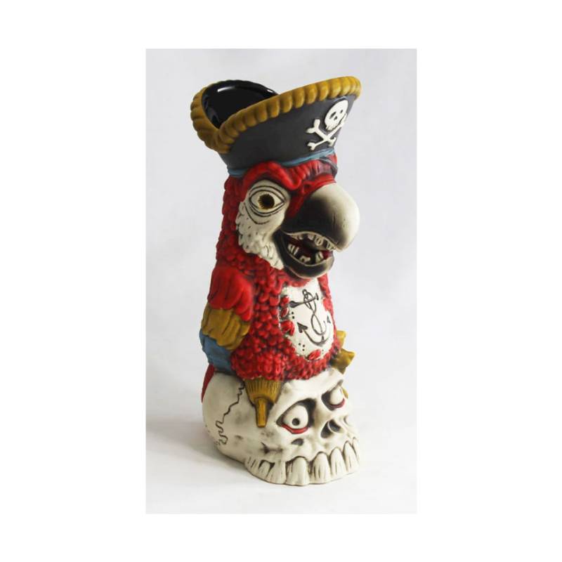 Tiki mug Peg Leg Party Parrot céramique multicolore cl 48