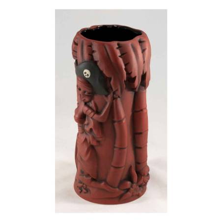Mug Marooned Mutineer Tiki en céramique bordeaux cl 55