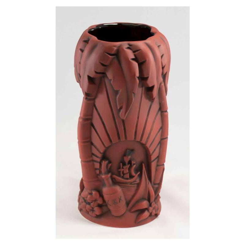 Taza Tiki Marooned Mutineer cerámica burdeos cl 55