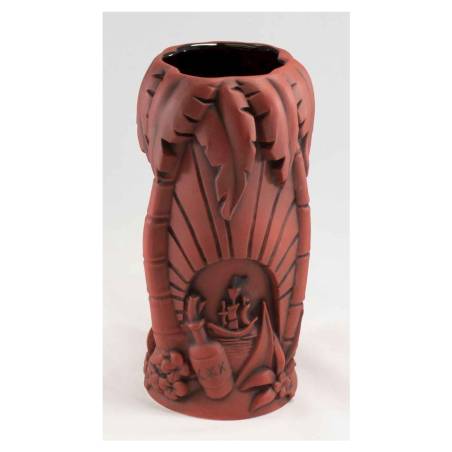 Taza Tiki Marooned Mutineer cerámica burdeos cl 55