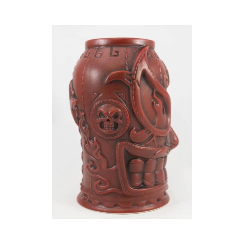Tiki mug Estrella Fuego céramique bordeaux cl 88