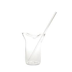 100% Chef Sac à biscuits Verre avec paille cl 25