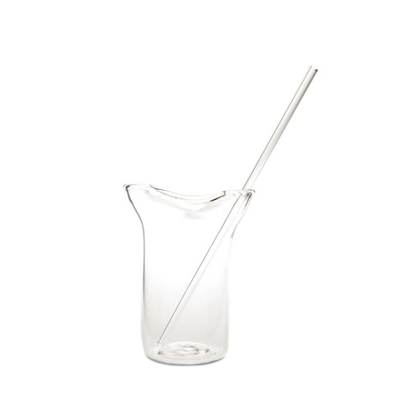 100% Chef Sac à biscuits Verre avec paille cl 25