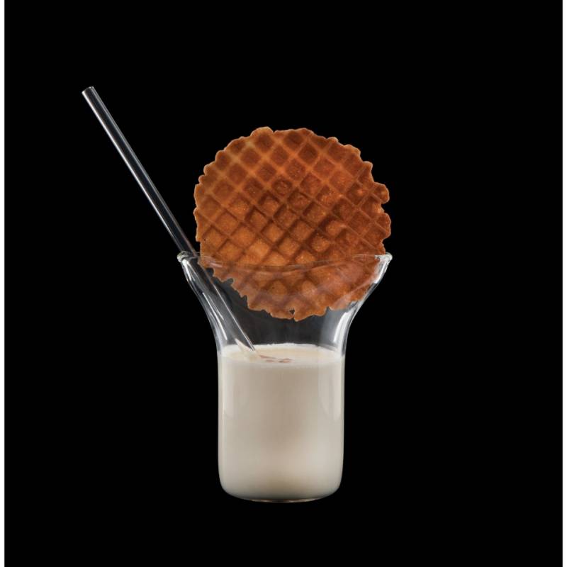 100% Chef Sac à biscuits Verre avec paille cl 25