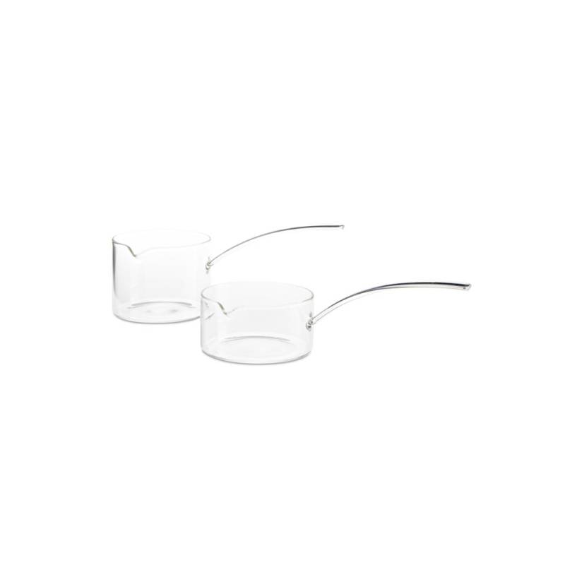 Sartén 100% Chef con un asa y pico de cristal cl 15