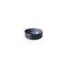 Gobelet rond empilable en mélamine bicolore gris et noir 7,5x2,8 cm