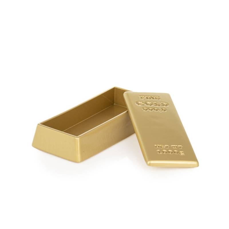 Lingote de oro 100% Chef Plato lingote de resina 21,5x10x5 cm