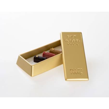 Lingote de oro 100% Chef Plato lingote de resina 21,5x10x5 cm