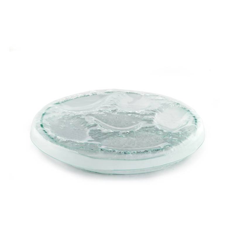 Plato Ostras 100% Chef 6 impresiones en vidrio cm 26x4