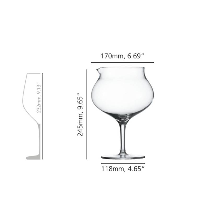 Spiegelau Grail Carafe avec pied en verre lt 1