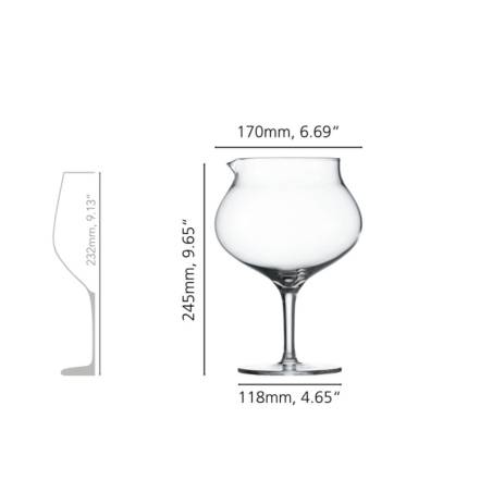 Spiegelau Grail Carafe avec pied en verre lt 1