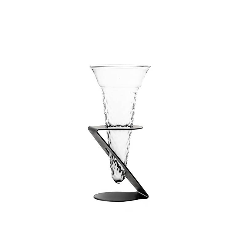 Verre Ice Cream 100% Chef avec support noir cl 26