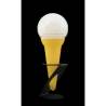Verre Ice Cream 100% Chef avec support noir cl 26