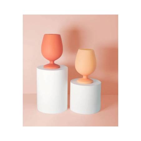 Stemm Porter Green silicone goblet peach cl 25