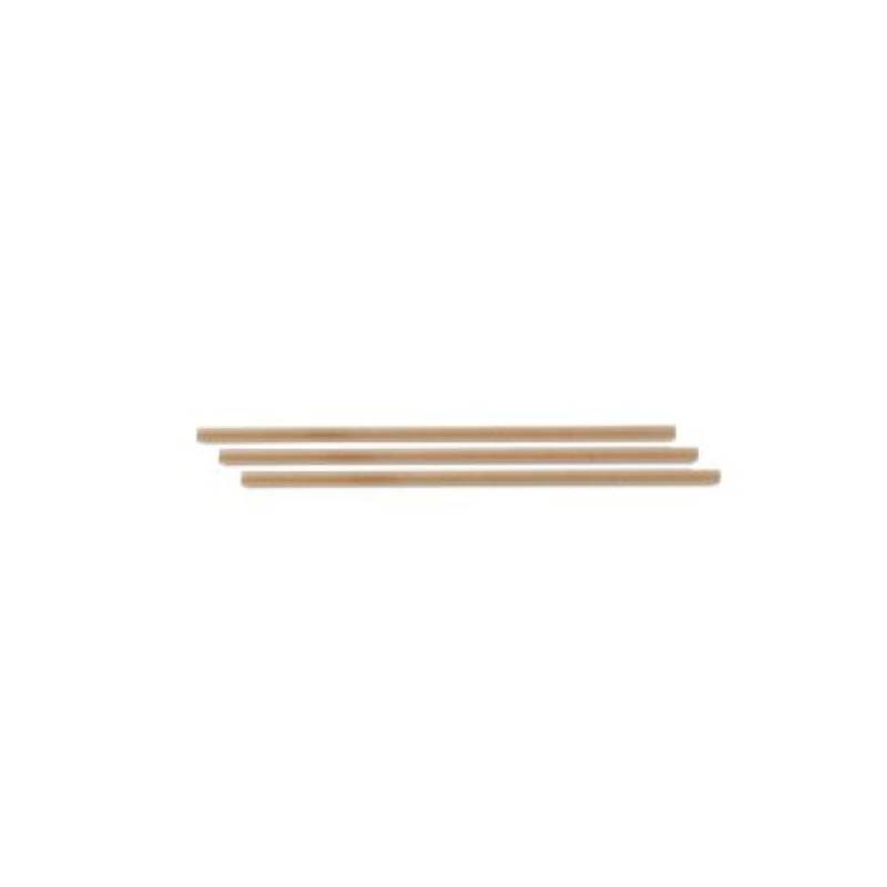 Pailles biodégradables Refork naturelles 20x0,6 cm
