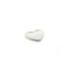 Coeur en bagasse blanche 9.2x8.5x1.5 cm