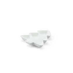 Copa Árbol de Navidad en bagazo blanco 10x8,5x1,5 cm