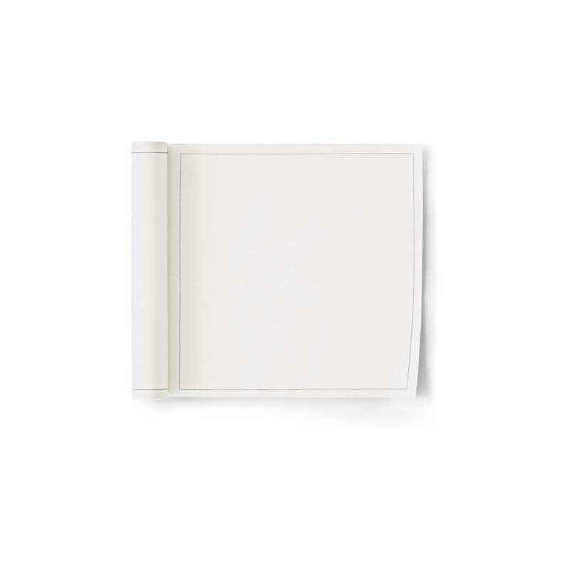 MyDrap rouleau de sous-verres 100% coton blanc 10x10 cm