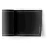 MyDrap rouleau de sous-verres 100% coton noir 10x10 cm
