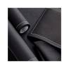 MyDrap rouleau de sous-verres 100% coton noir 10x10 cm
