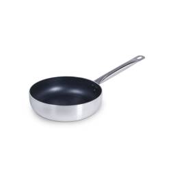 Sartén de inducción de 28 cm de altura con un mango de aluminio antiadherente