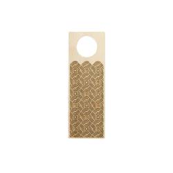 Couteaux en bois de hêtre avec décoration entrelacée 23x8 cm