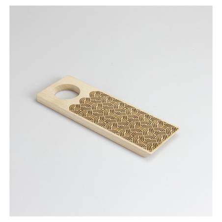 Couteaux en bois de hêtre avec décoration entrelacée 23x8 cm