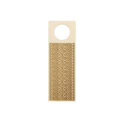 Couteaux en hêtre décor nordique 23x8 cm