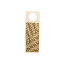 Espátula de madera de haya con decoración ondulada 23x8 cm