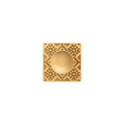 Molde cuadrado de madera de haya para raviolis y tortelli decoración nórdica 10x10 cm
