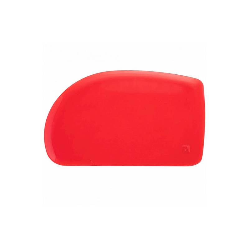 Grattoir en polypropylène rouge 12x8,6 cm
