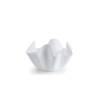 Cubo acrílico blanco Onda cm 31x17,5