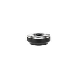 Cenicero antiviento de acero negro cm 13.3x5.3
