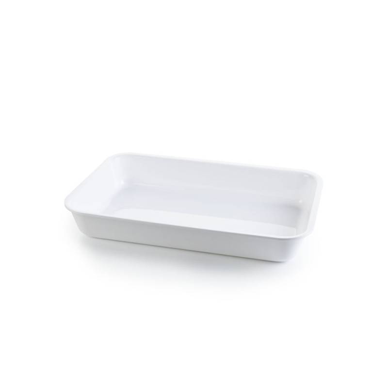 Plato rectangular blanco pmma cm 36x24x5,5