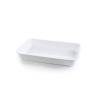 Plat rectangulaire blanc pmma cm 36x24x5,5