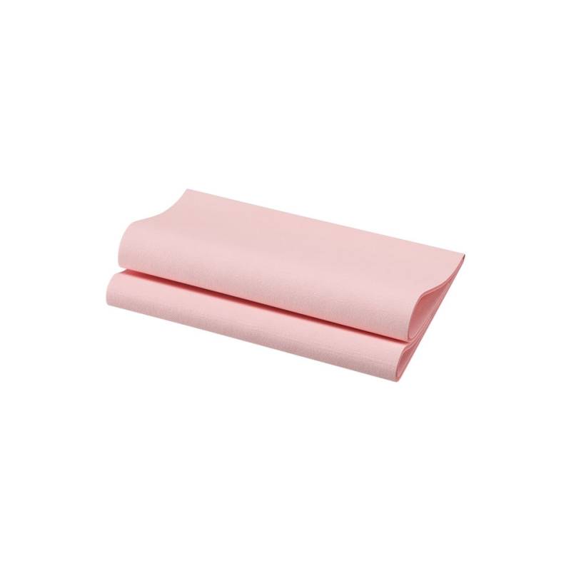 Serviette de table Duni DuniSoft Bio rose tendre 40x40 cm