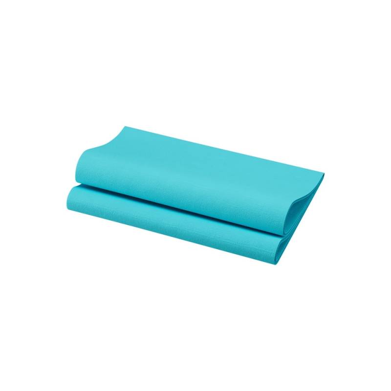 Serviette de table Duni DuniSoft Bio bleu menthe cm 40x40