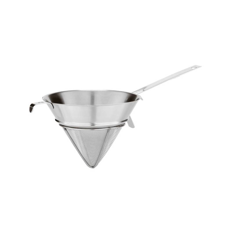 Cornet chinois avec garde en acier inoxydable 24 cm
