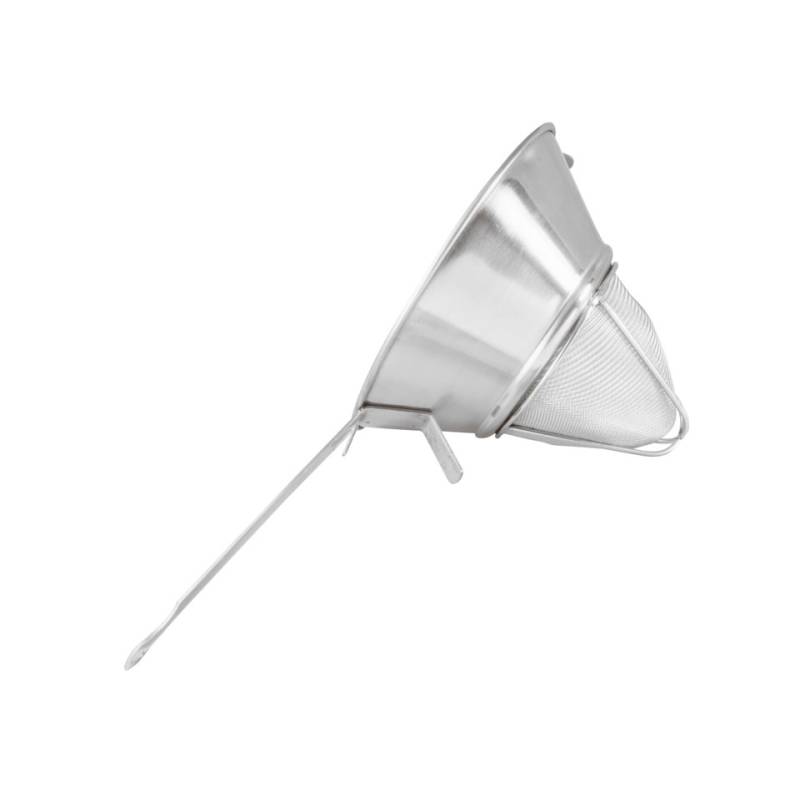 Cornet chinois avec garde en acier inoxydable 24 cm