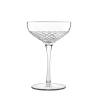 Coupe à champagne Roma 1960 Bormioli Luigi en verre transparent cl 30