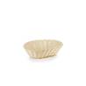Panera ovalada de pvc color natural 25x17 cm