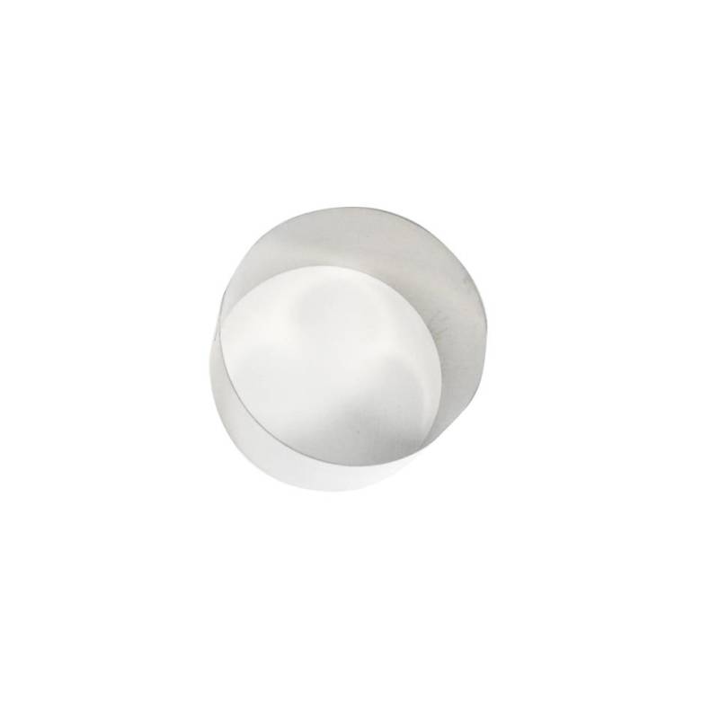 Moule rond en acier inoxydable 6x5 cm