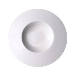 Bol à pâtes Ufo en porcelaine blanche 30,5 cm