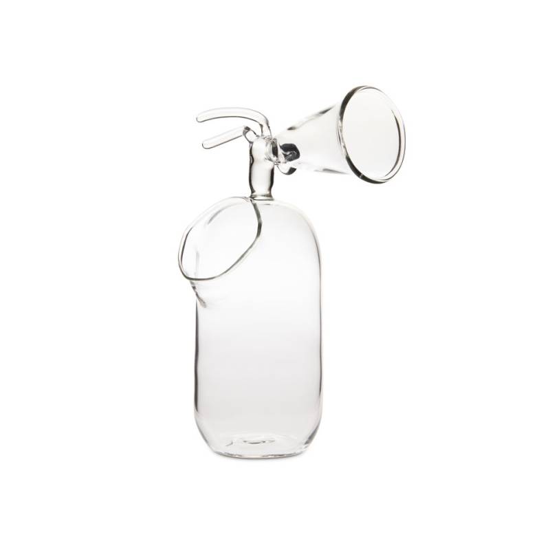 Extinguidor de sed 100% vidrio Chef con pajita cl 30