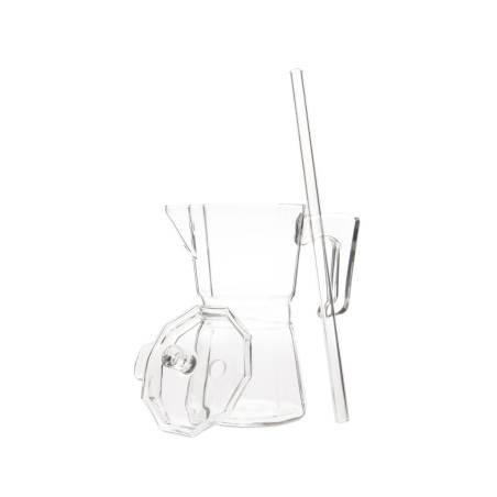 Vaso Moka 100% Chef con pajita cl 50